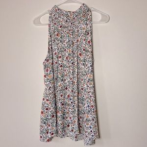 Ann Taylor Factory Sleeveless Floral Blouse Women’s  XL